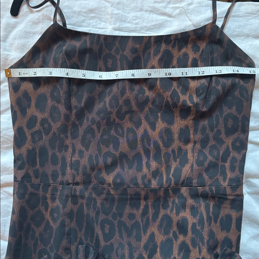 NWT Damson Madder Persephone Midi Dress in Dark Leopard, UK 8/US 4 - Picture 8 of 11